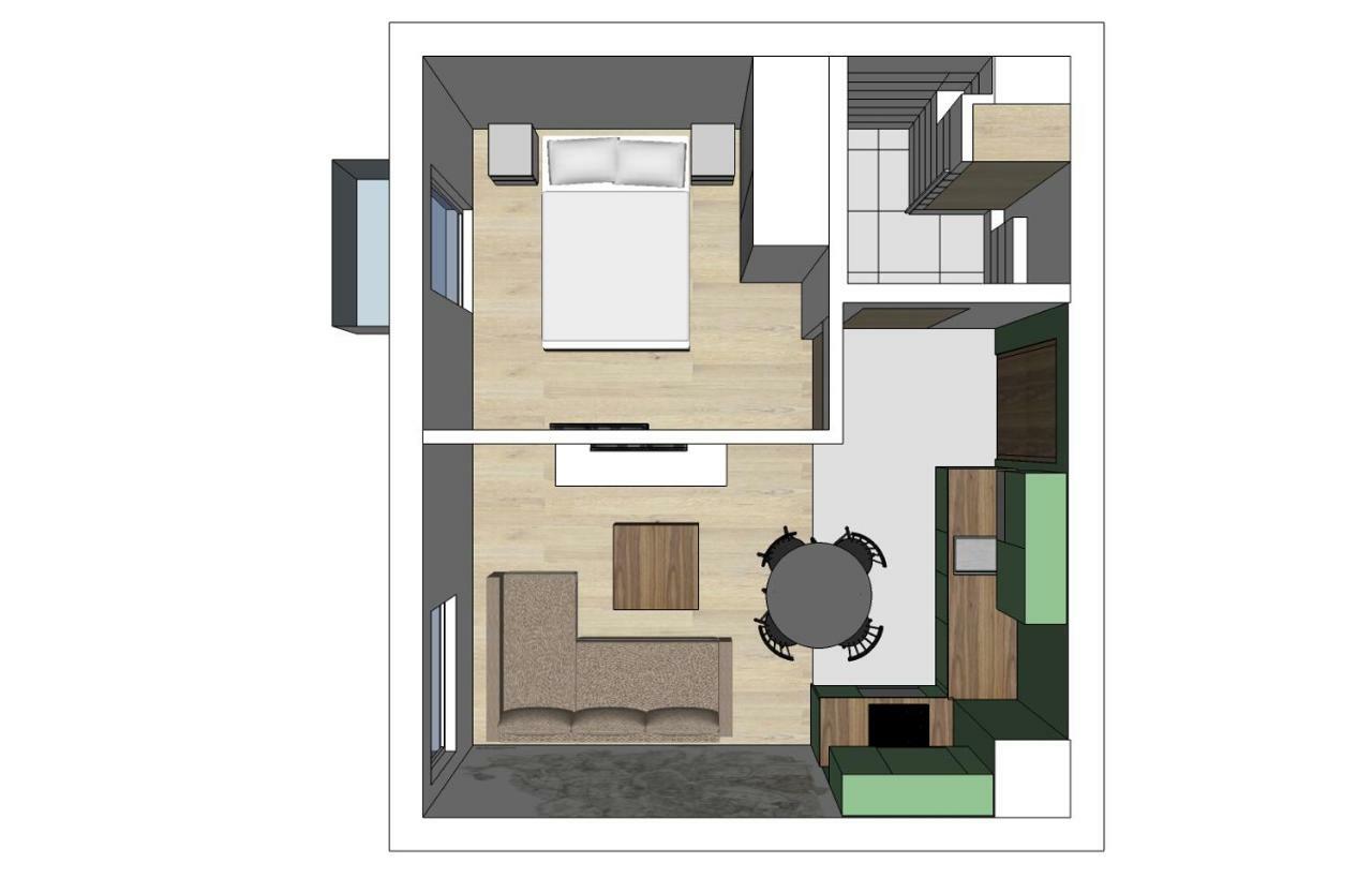 Shoq Studio Nice Apartment With Private Parking Cracovia Exterior foto